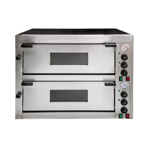 Quality Multifunctional Commercial Pizza Oven 2 Decks Mechanical Timer Control wholesale