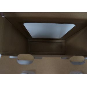 Corrugated Present Cardboard Display Packaging With Transparent Cover