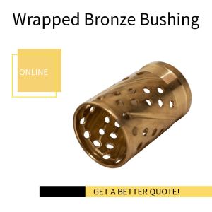CuSn8P Flanged Bronze Bushing Metric Size