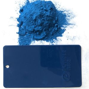 China Blue Color Epoxy Polyester Powder Coating High Glossy RAL 5005 For Storage Shelves on sale