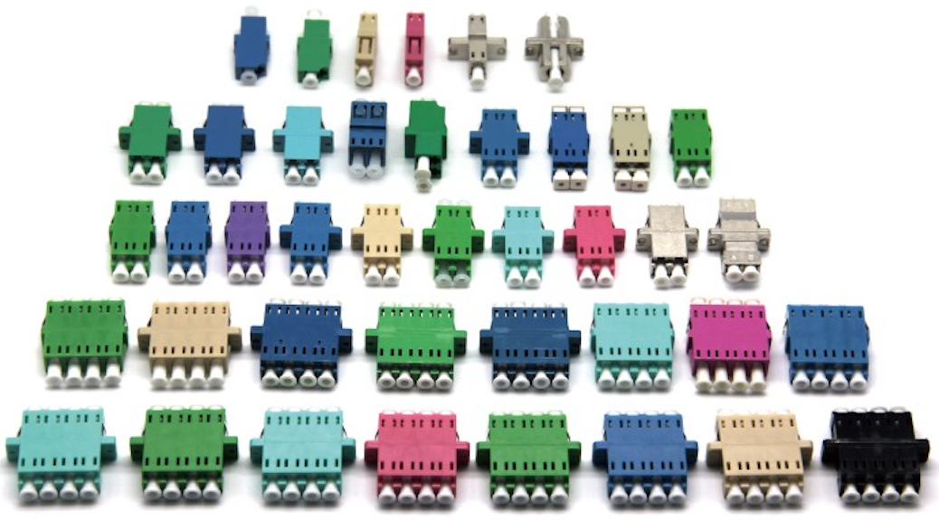 Flangeless Fiber Optic Adapters