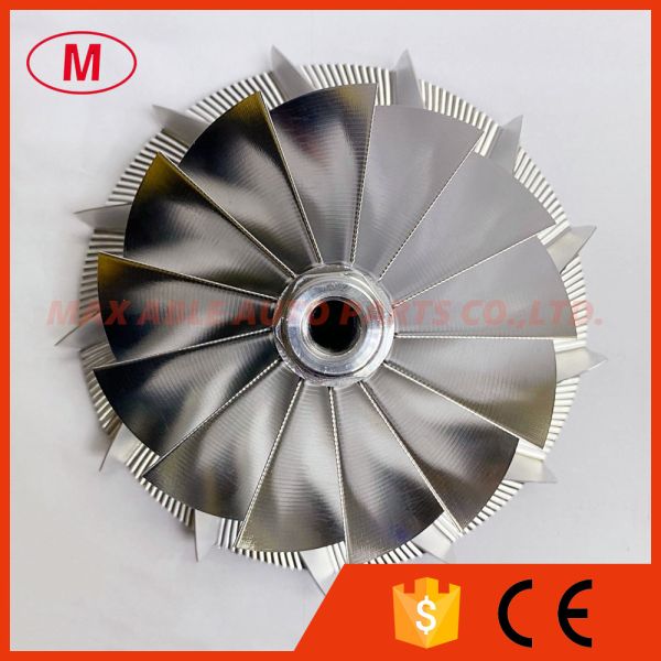 Quality GTX5544R GEN-II forward 871505-0001, 150501-12329 106.50/144.36mm 13+0 Blades point milling  billet compressor wheel wholesale