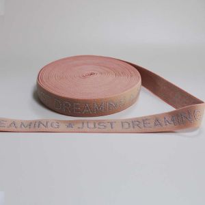 Glitter Metallic Elastic Band 1cm 2cm Width Jacquard Elastic Band