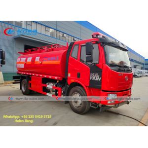 China LHD FAW 4x2 15cbm Oil Transport Truck With Pump on sale