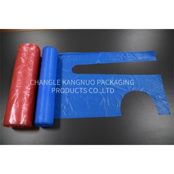 Blue Medical Disposable Polythene Aprons On The Roll , 200Pcs / Roll Packing