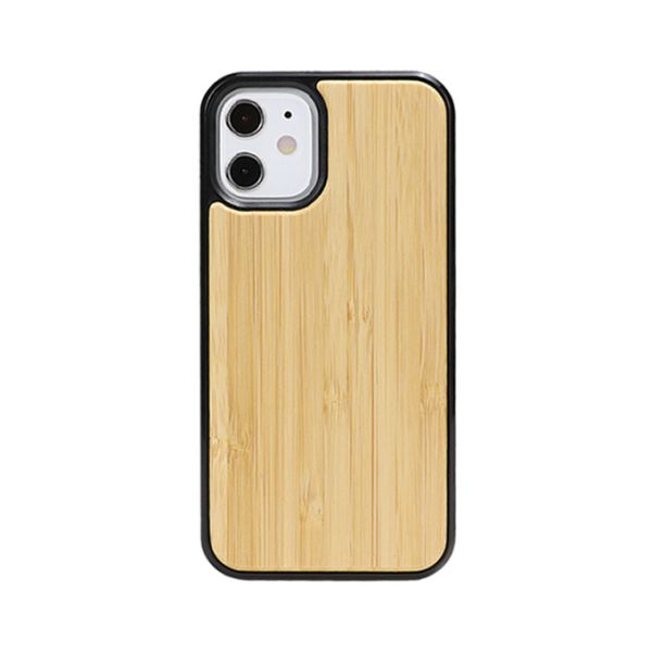 Cherry Wood Tpu Pc Wooden Phone Cover Engravable For Samsung