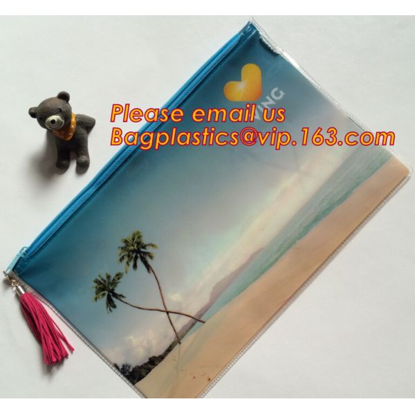 Quality High quality PVC Bags Fancy plastic colored Pencil case Pouches for kids wholesale