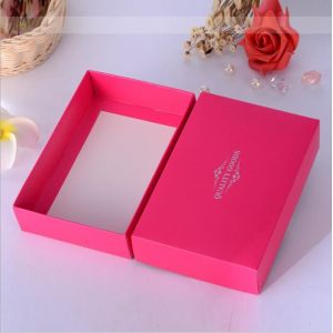 Custom design flat pack cardboard paper underwear packaging folding box