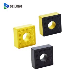 SNMG120404 Double Coating Negative Rake Angle CNC Turning Inserts for High Durability Steel Parts Machining