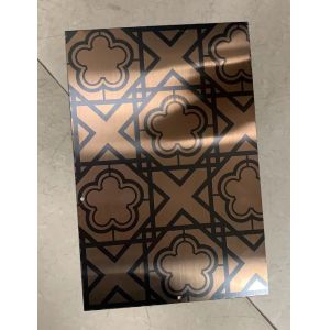 SS 316L Grade Etching Stainless Steel Sheet Metal With Surface Customized