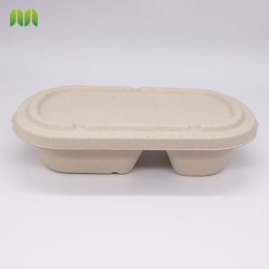 Biodegradable Food Container eco-friendly box with bagass lid