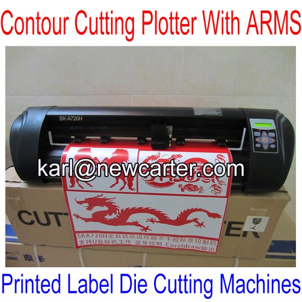 Quality Signkey Cutting Plotter With ARMS SKA720H Cutting Plotter With AAS Printed Label Cutters wholesale