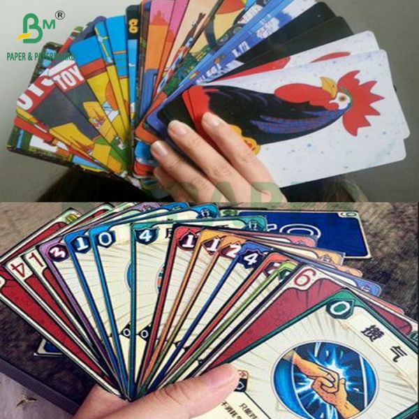 310g 320g Black Core Playing Card Paper Two Side White Coated Digital Printing Cardboard 310g 320g Black Core Playing Card Paper Two Side White Coated Digital Printing Cardboard
