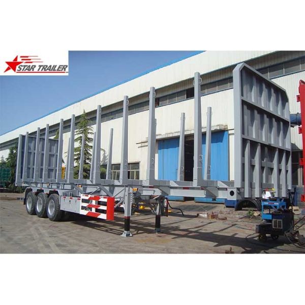 Quality Wood Pulling Timber Roro Mafi Trailer 3 Axles Container Skeletal Semi Trailer wholesale