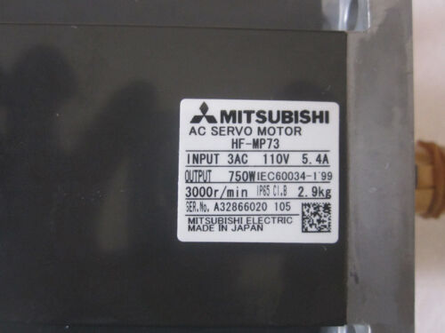 Mitsubishi HF-MP73 AC Servo Motor 3 PHASE 750W 110V 3000RPM NEW
