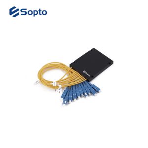 Rack Mount Type PLC Splitter 1x16 ABS Cassette SC Input Output Connector