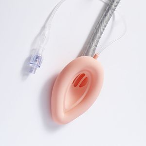 Laryngeal Mask Medical Silicone Anatomical Design Low Trauma with pilot balloon