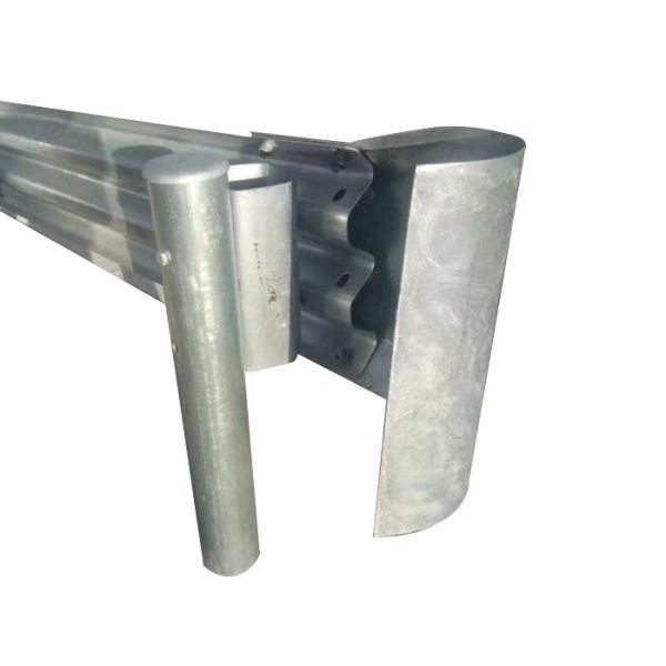 Q235 Q345 Customized Hot Dip Galvanized Steel Highway Guardrail Round End on