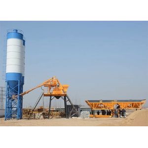 Skip Hoist Central Mix Concrete Batch Plant Ready Mixed 50m3/H Capacity