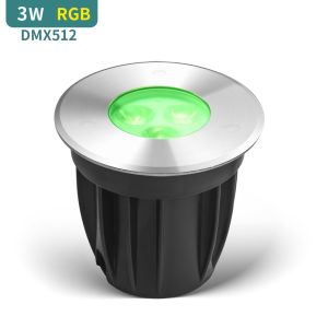 China IP68 90LM Outdoor Ground Lights IK10 3W DC24V Underwater Pool Lights on sale
