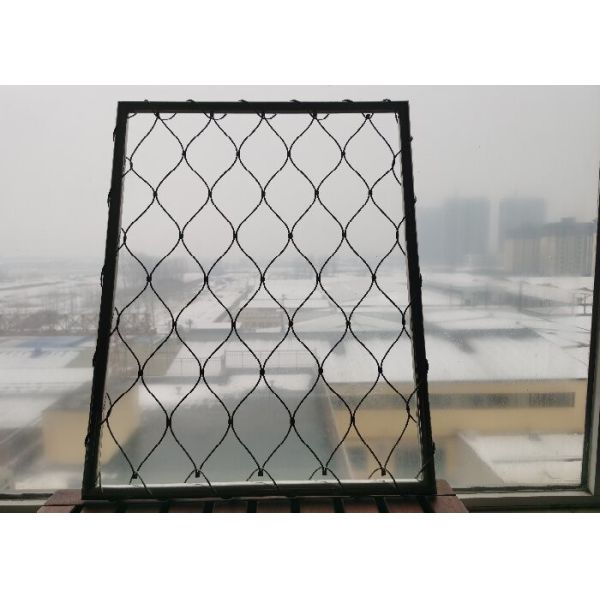 Quality Polished Stainless Steel Cable Mesh with Durable 7x7 Wire Rope wholesale