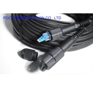China 4 Core Duplex LC Connector PDLC Optical Cable Assembly on sale