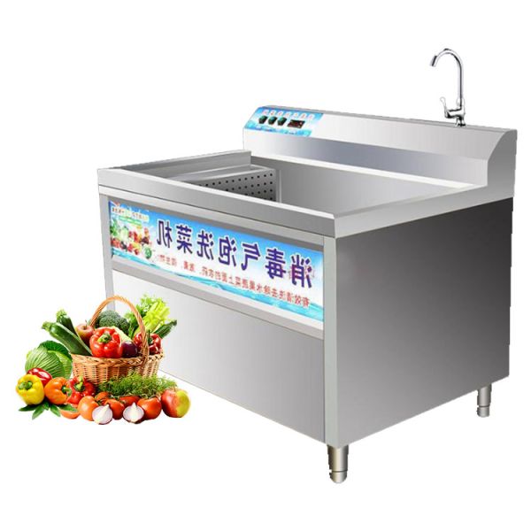 Industrial Automatic Food Processor Fruit Vegetable Ozone Bubble Washer