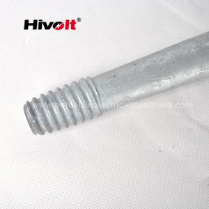 Adjusted Length Large Steel Head Spindle For BS Standard 33kV Pin Type