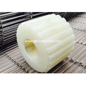 Chocolate Flat Flex 1mm Wire Mesh Conveyor Belt