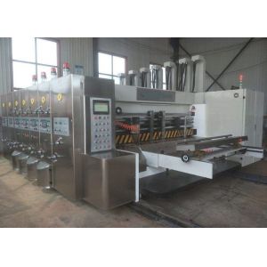 1-6 Colors Flexo Printer Slotter Die Cutter Automatic Carton Machine