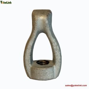 China Hot Dip Galvanized Thimble Eye Nut 3/4 thimbleye nut for Power line Hardware on sale