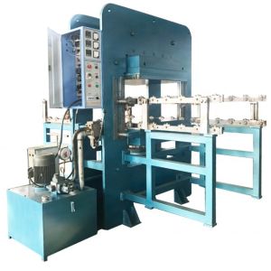 Rubber Tile Making Press Machine for Blue Green Red Tile Manufacturing Process