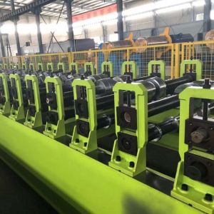 Steel 10-15m/Min PLC Controlled Wall Panel Roll Forming Machine With Hydraulic