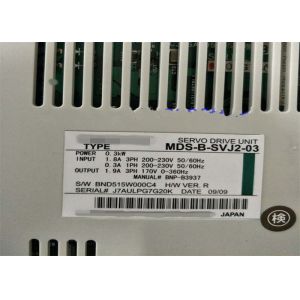 DC270-311V 28A Industrial Servo Drives MDS Series MITSUBISHI MDS-B-SVJ2-03 Used