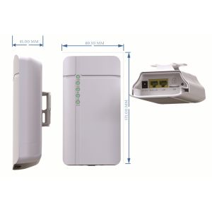 CAT4 CPE Commercial 4G Router RTL8192 2.4G 150Mbps DL 50Mbps UL