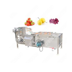 High-Accuracy Fruit Vegetable Washing And Drying Machine Smart