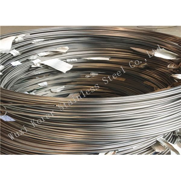 Round Welded Stainless Steel Coil Tubing With ASTM A249 , Small Diameter SS