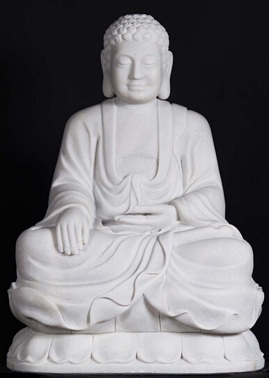 Marble Stone Sitting Buddha Statue