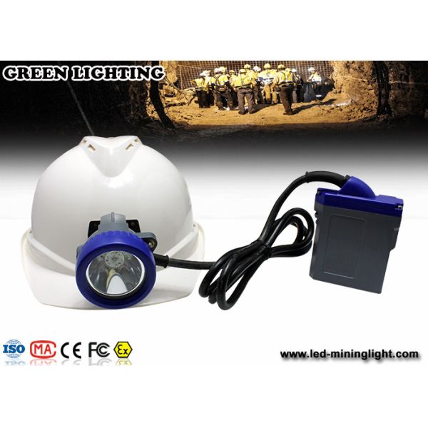 Rechargeable LED mining light with PC material , 216lum lighting IP68 waterproof