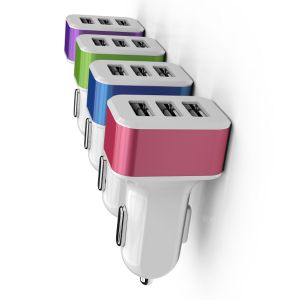5V4.4A 22W Multi Usb Car Charger Adapter with 3 USB Port Output