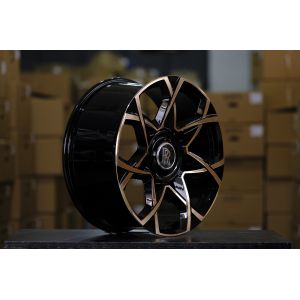 22in Staggered 5x120 Forged Alloy Wheels 72.6 For Royce Rolls car