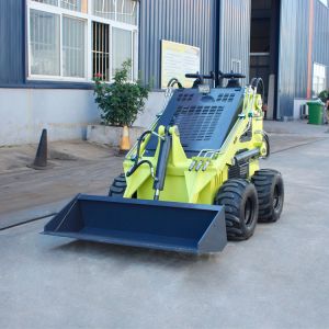CE Skid Steer Loader Diesel Gasoline Wheel Mini Front End Skid Steer Loader With