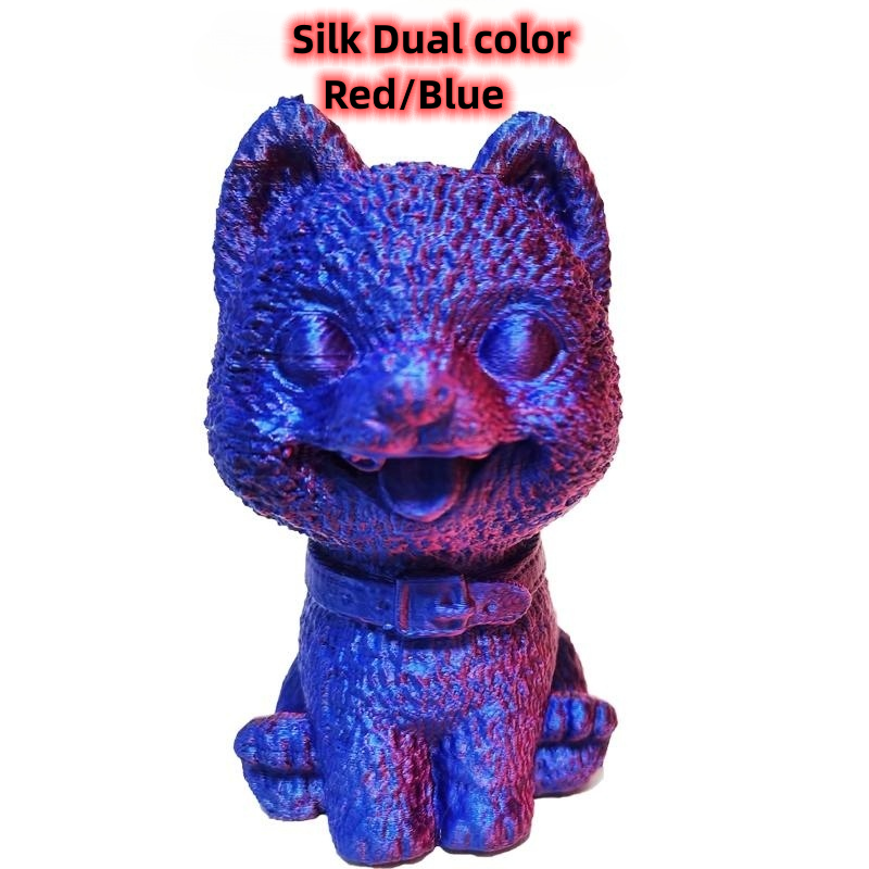 Silk 1.75 Mm 3d Printer Dual Color Pla Filament 2 Color