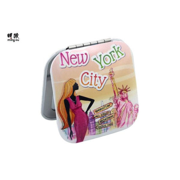 Plastic Small Ladies Handbag Mirrors , Elegant Decorative Compact Mirrors