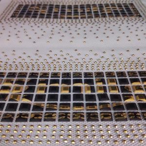 Smile Letter Rhinestone Applique Patches Beautiful Practical Customized Size