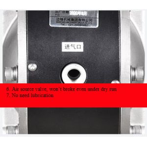 Sewage 12v Diaphragm Pump 84m Head Pneumatic Submersible Pump