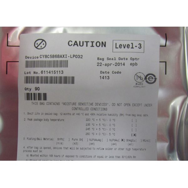 Quality Integrated Circuit Chip CY8C5868AXI-LP032 32-Bit Single-Core Microcontroller IC wholesale