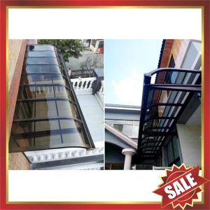 Cheap villa house garden patio gazebo balcony corridor porch window door aluminum alloy polycarbonate pc awning canopy shelter for sale
