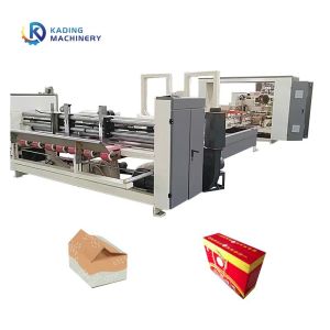 Multi Functional Carton Box Stitching And Gluing Machine For Pizza Box Making