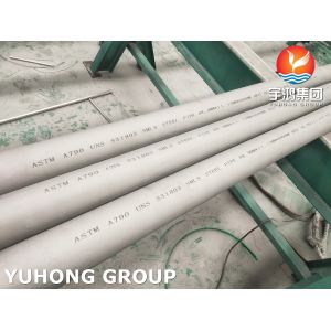 ASTM A790 S31803 Duplex Stainless Steel Seamless Pipe Chloride Corrosion